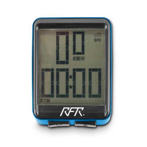 Компютър за велосипед RFR CUBE CMPT Синьо/ черен Безжичен