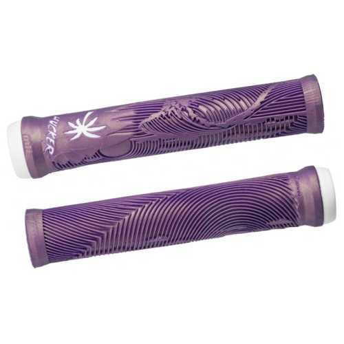 Грипове ODI Hucker Signature BMX Grips no flange purple/ white
