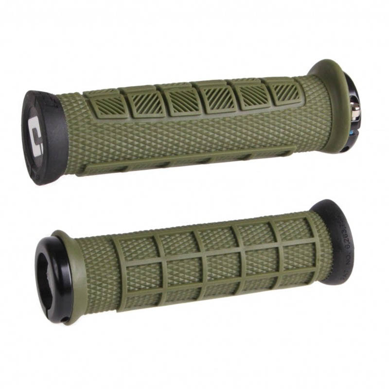 Грипове с Двойно Заключване ODI Elite Pro lock-on Аrmy Green