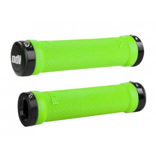 Грипове с Двойно Заключване ODI Ruffian lock on lime green