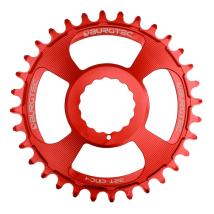 Плоча BURGTEC Cinch Thick Thin Chainring - Червен 32T