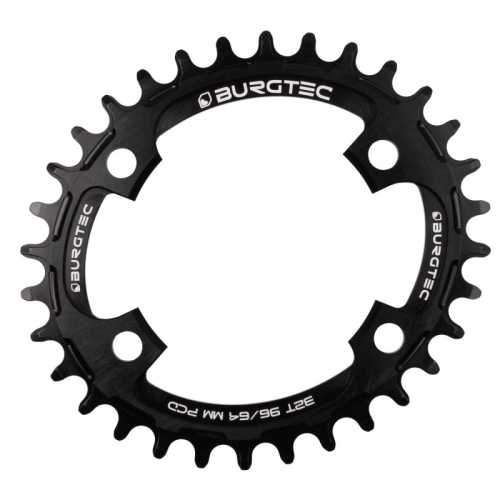 Плоча BURGTEC OVAL 96/64MM PCD Thick Thin 32T
