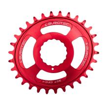 Плоча BURGTEC Oval Cinch Thick Thin - Червен 32T