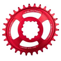 Плоча BURGTEC Oval GXP Boost 3mm Offset Thick Thin - Червен 32T