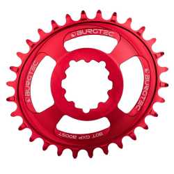 Плоча BURGTEC Oval GXP Boost 3mm Offset Thick Thin - Червен 32T