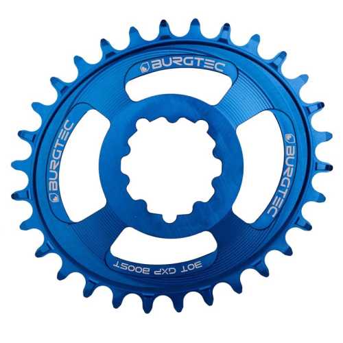 Плоча BURGTEC Oval GXP Boost 3 - Син 32T