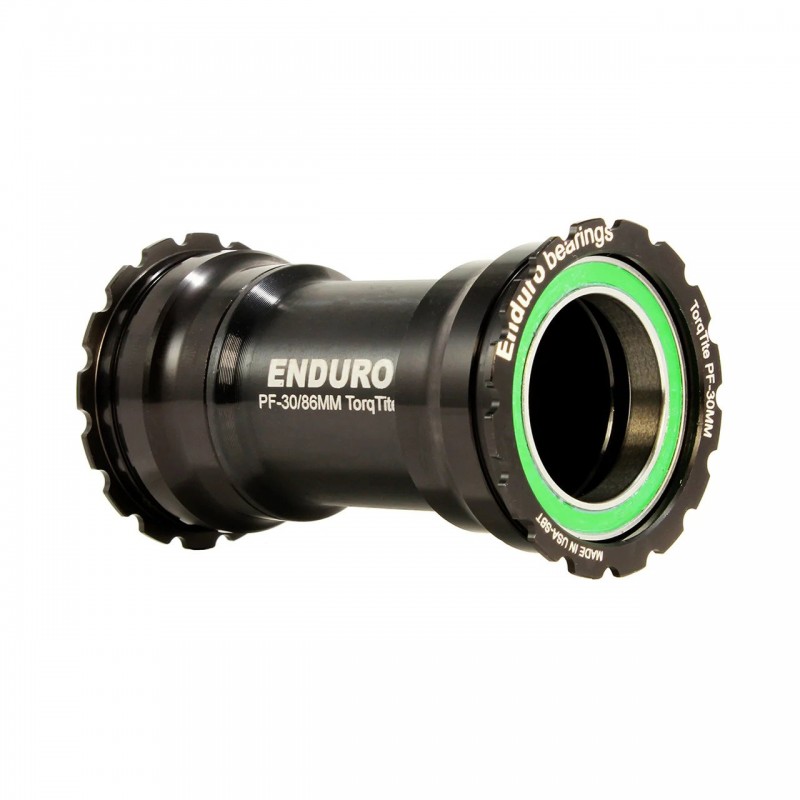 Средно движение Enduro Bearings TorqTite с ъглови контактни лагери за BB386 и SRAM DUB курбели