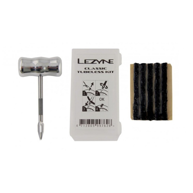 Ремонтен комплект за гуми Lezyne Classic Tubeless Kit Silver
