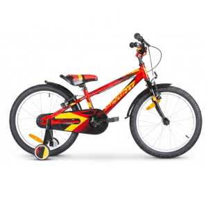 Детски велосипед Sprint CASPER 20" с помощни колела Червен
