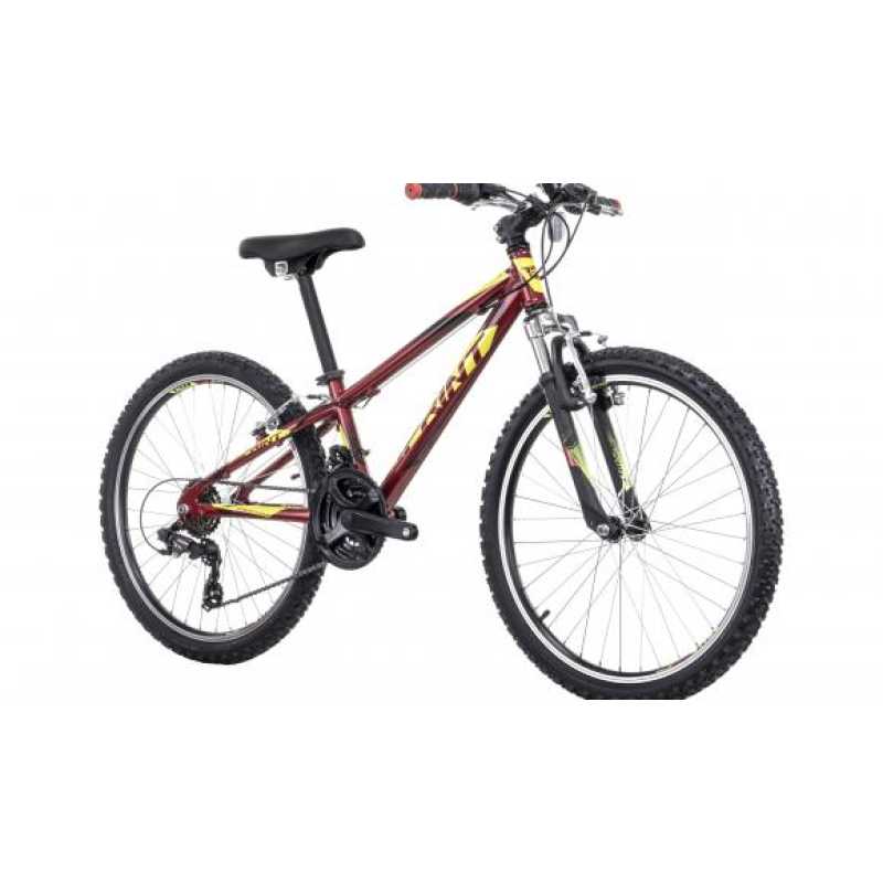 Детски велосипед Sprint Hat Trick 24" Бордо Жълт