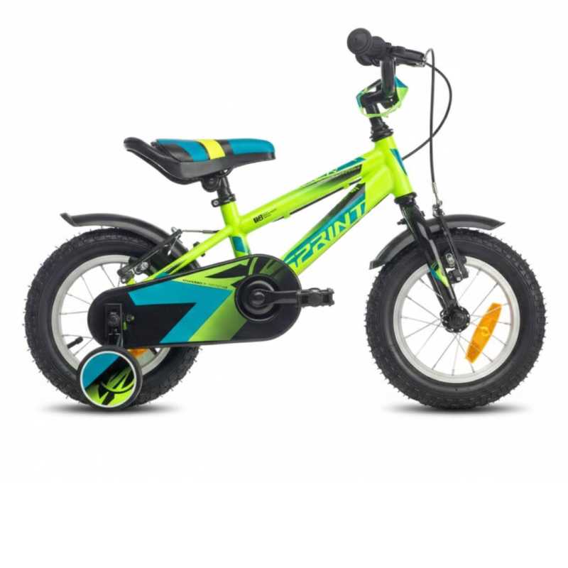 Детски велосипед Sprint CASPER 12" Неоново зелен Син