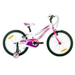 Детски велосипед Sprint Calypso 20 - Розов/Бял