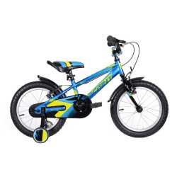 Детски велосипед Sprint Casper 16'' - Синьо/Зелено/Черно