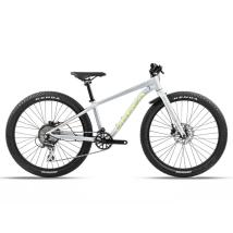 Детски велосипед Orbea MX 24 TEAM DISC - Halo Silver - Spicy Lime
