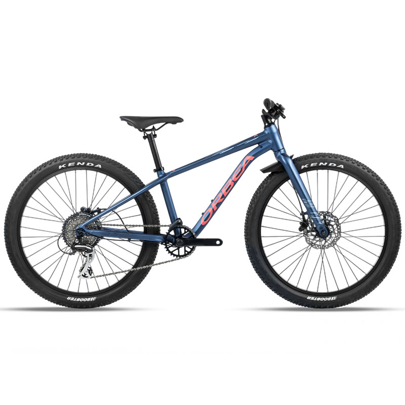 Детски велосипед Orbea MX 24 TEAM DISC - Moondust Blue - Red