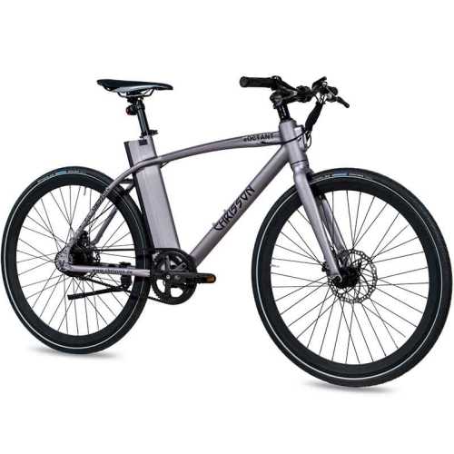 Електрически велосипед 28 Chrisson eOctant Grey , с Ремък