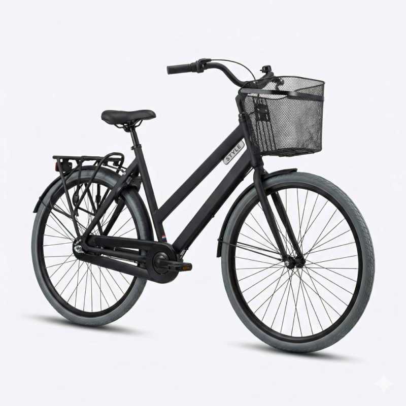 Градски велосипед Tretwerk City Cruiser 28" Black Matte