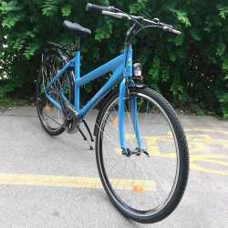 Дамски трекинг велосипед Street 28'' - Син