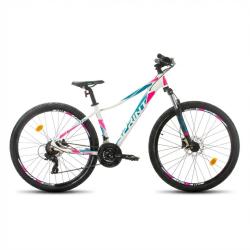 Дамски планински велосипед Sprint Maverick PRO Lady 27.5 - Бял/Циклама/Тюркоаз
