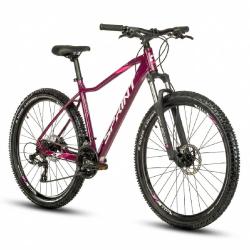 Дамски планински велосипед Maverick Lady 27.5 - Виолет/Бяло/Розово