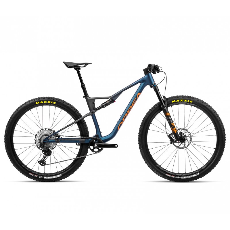 Велосипед Orbea OIZ H10 - 29 Moondust Blue-Leo Orange