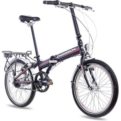 Сгъваем велосипед Chrisson Foldrider 3.0 - 20 Black