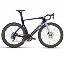 Шосеен велосипед Cervélo S5 Force eTap AXS 12s - Sapphire Ice