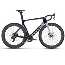 Шосеен велосипед Cervélo S5 Force eTap AXS 12s - Sapphire Ice