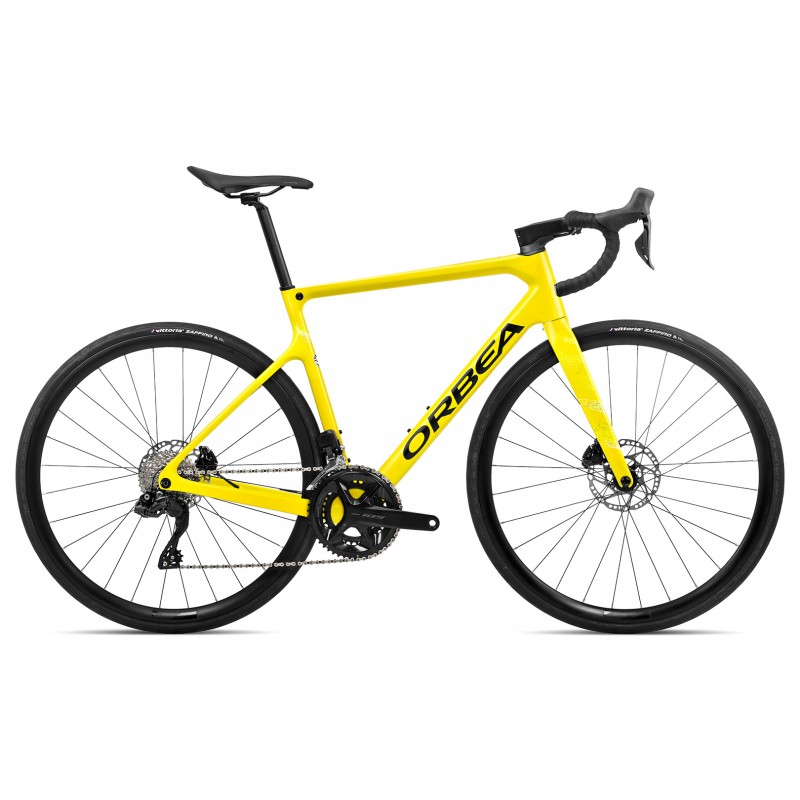 Шосеен велосипед Orbea Orca M30i 105 Di2 - 700 Carbon, Yellow / Black