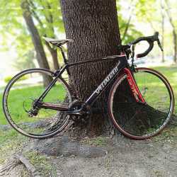 Шосеен велосипед Specialized Tarmac Comp SL2 105 2x10 – Черно/Червен, 500 мм