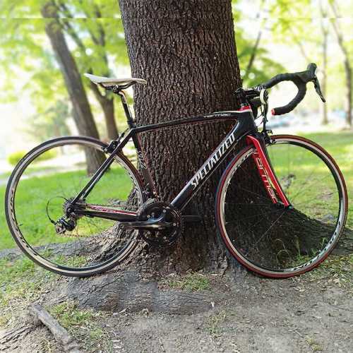 Шосеен велосипед Specialized Tarmac Comp SL2 105 2x10 – Черно/Червен, 500 мм
